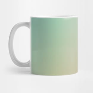 Aqua and Sand Ombre Gradient Color Background Mug